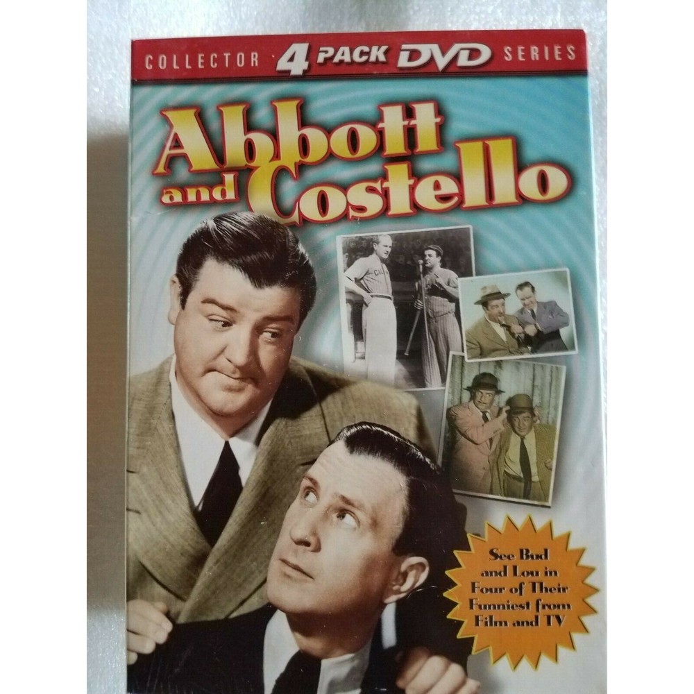 Abbott and Costello 4 pack DVDs Collector Series